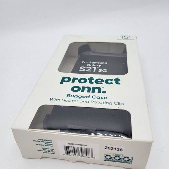 Protect Onn. Rugged Cell Phone Case With Holster And Rotating Clip New In Box - Picture 6 of 7